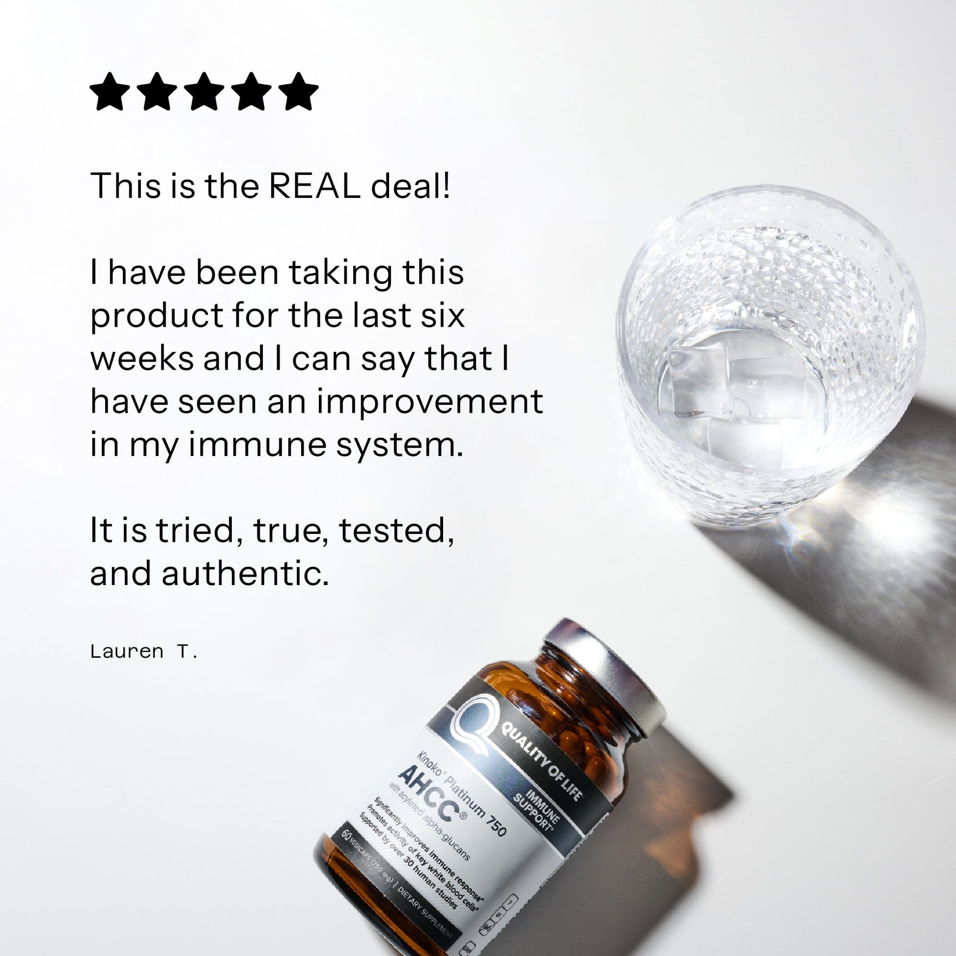 AHCC® - Kinoko® Platinum QUALITY OF LIFE
