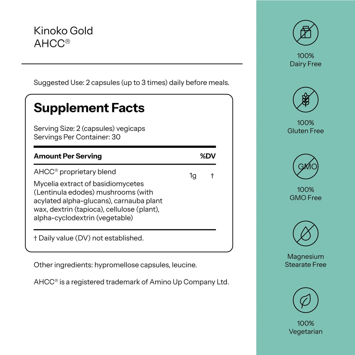 AHCC® - Kinoko® Gold QUALITY OF LIFE