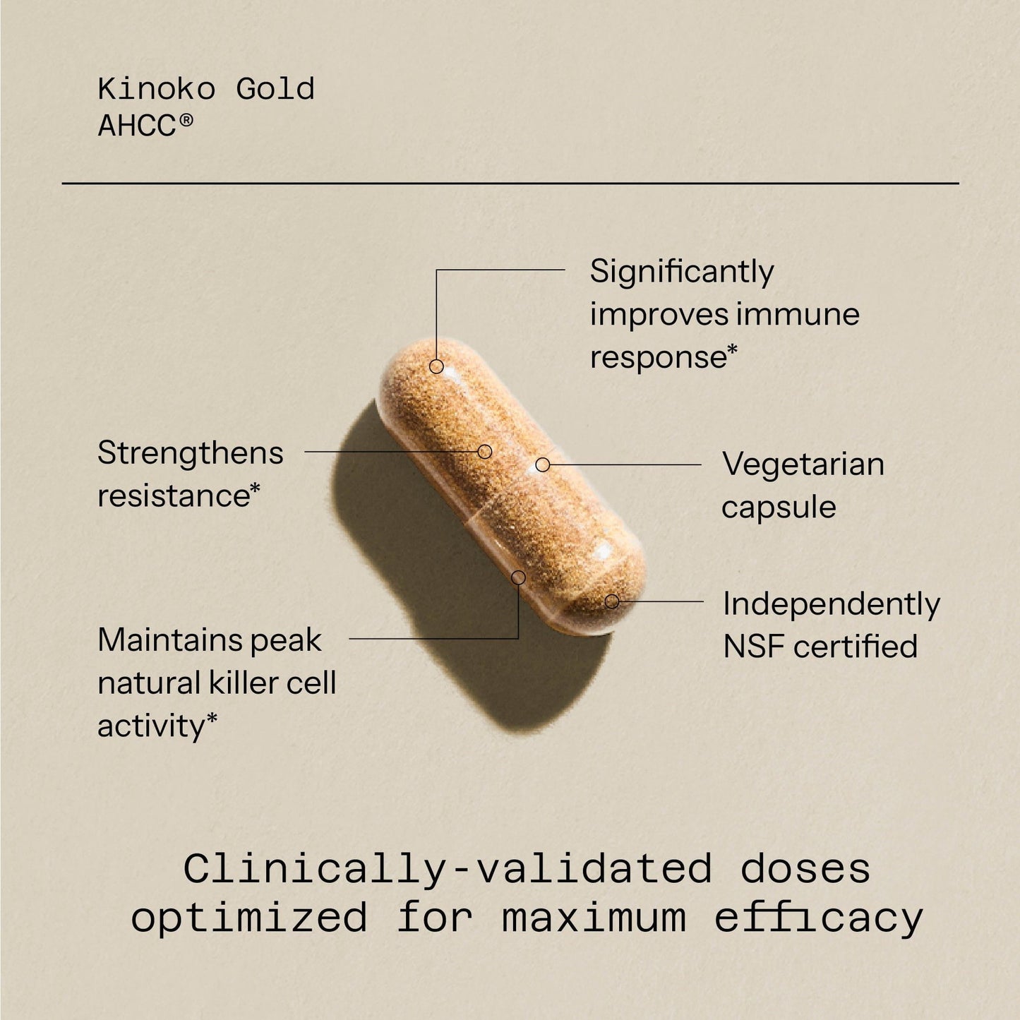 AHCC® - Kinoko® Gold QUALITY OF LIFE