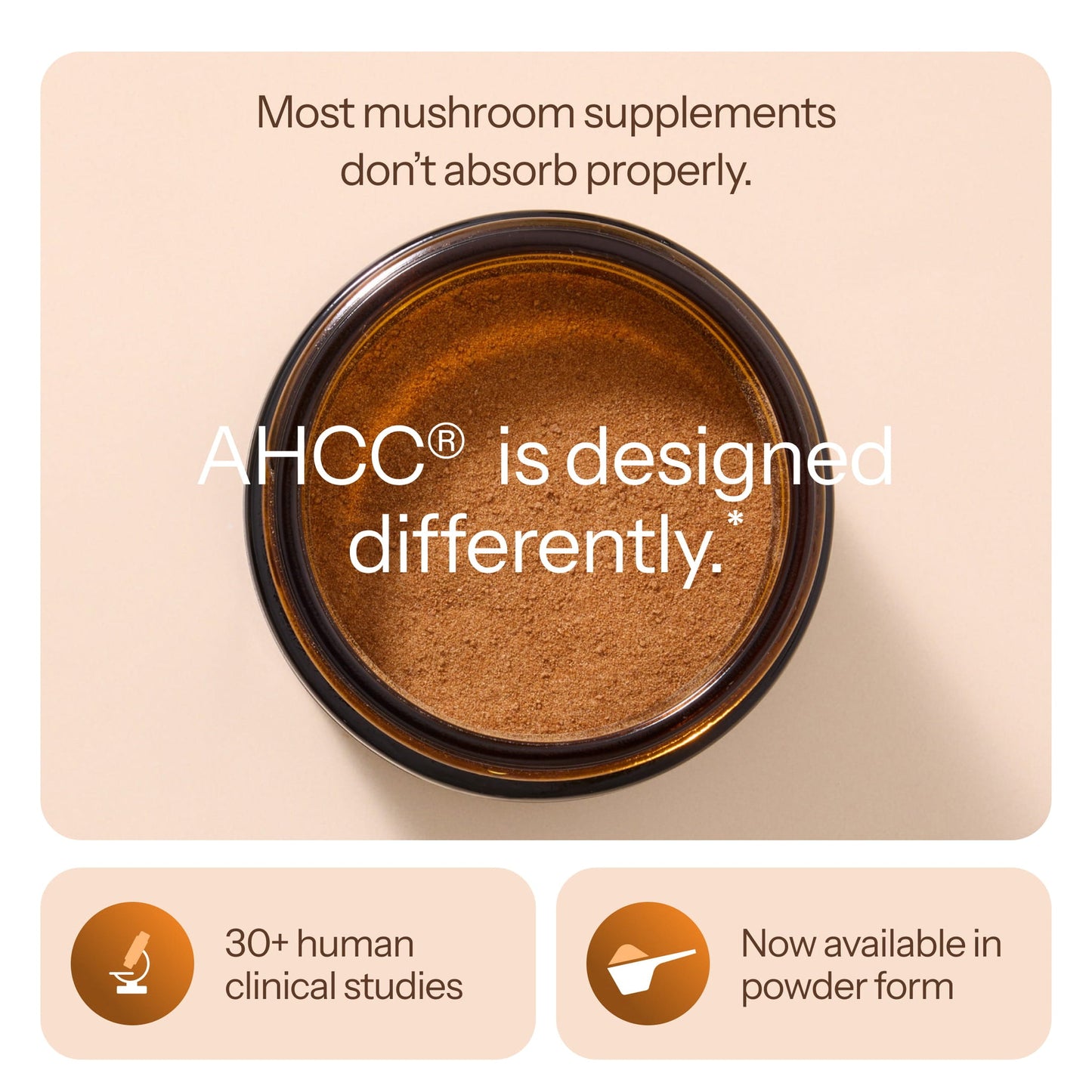 AHCC® - Kinoko® Powder + Free Frother QUALITY OF LIFE