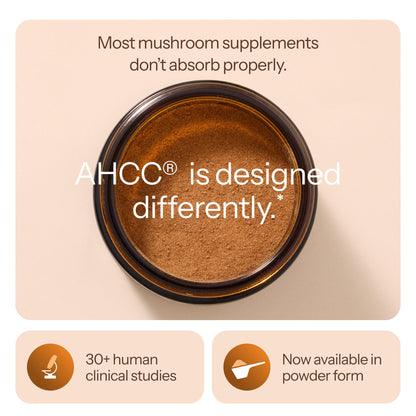 AHCC® - Kinoko® Powder + Free Frother QUALITY OF LIFE